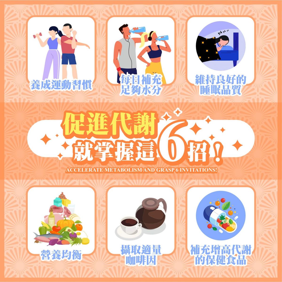 促進代謝就掌握這6招