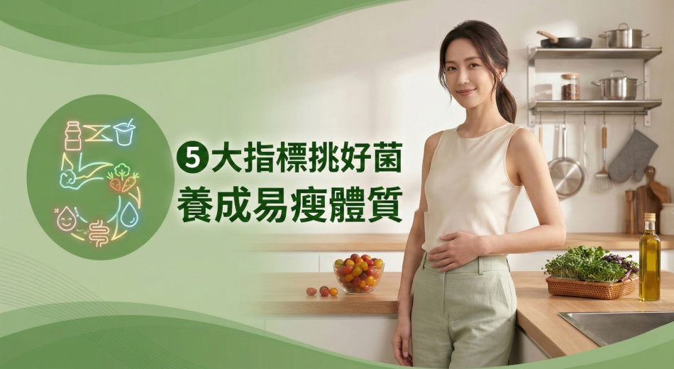 怎麼轉變成易瘦體質？挑選益生菌的 5 大關鍵要素大公開