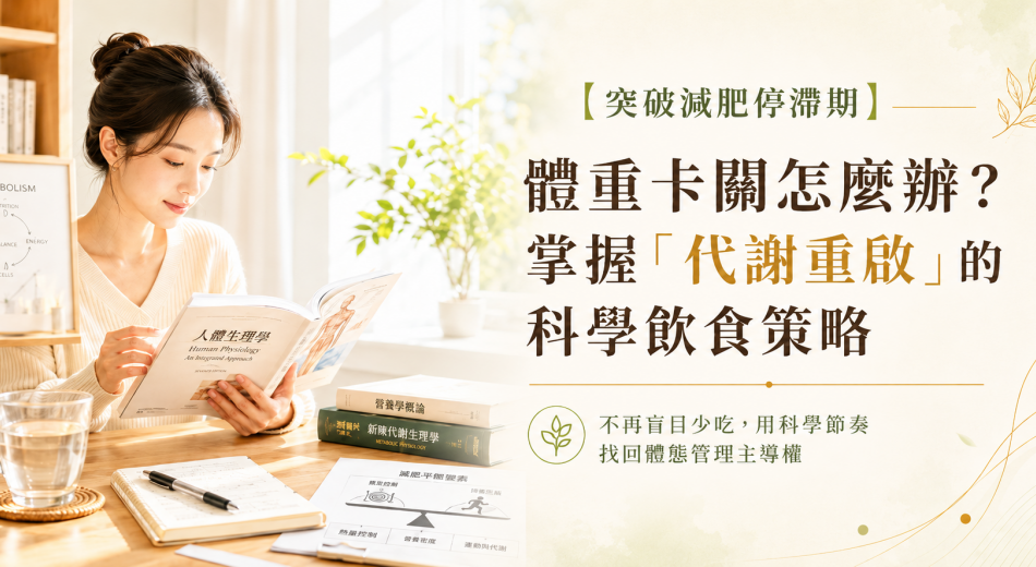 【突破減肥停滯期】體重卡關怎麼辦？掌握「代謝重啟」的科學飲食策略
